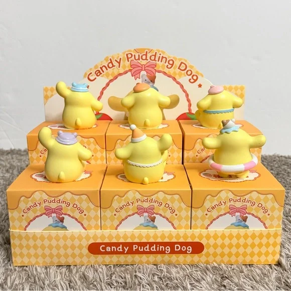 Sanrio Pompompurin Candy Pudding Dog Opened Blind Box Toy Figures - Picture 2 of 12